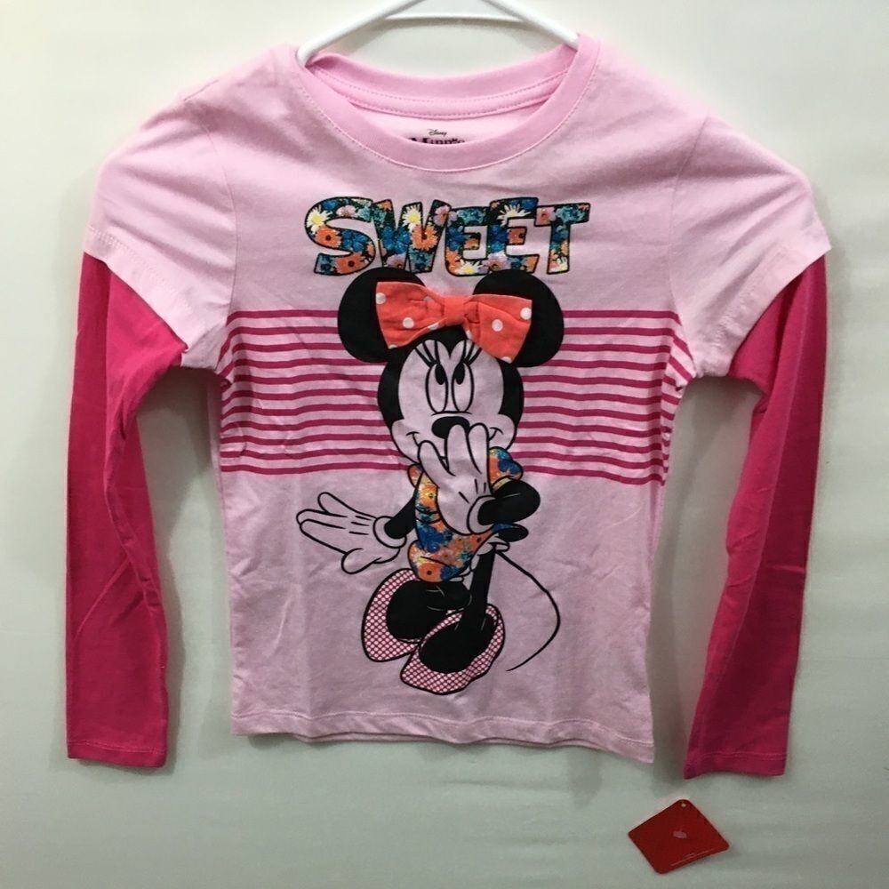 Disney Minnie Mouse Top Girls 6X NWT